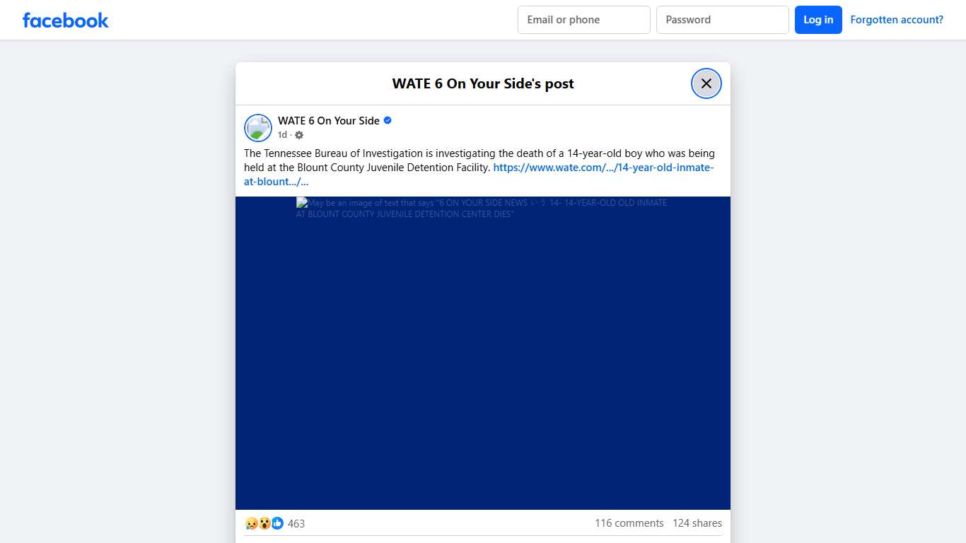 The Tennessee Bureau of... - WATE 6 On Your Side Facebook